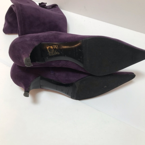 Prada Suede Knee High Boots - Picture 6 of 7
